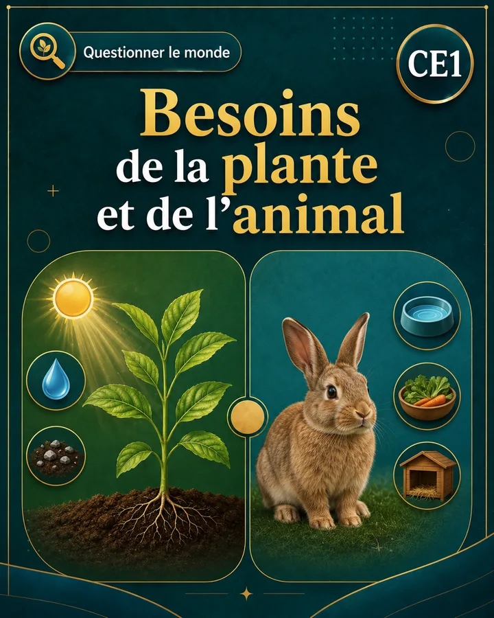 Visuel de la fiche : Besoins de la plante et de l’animal