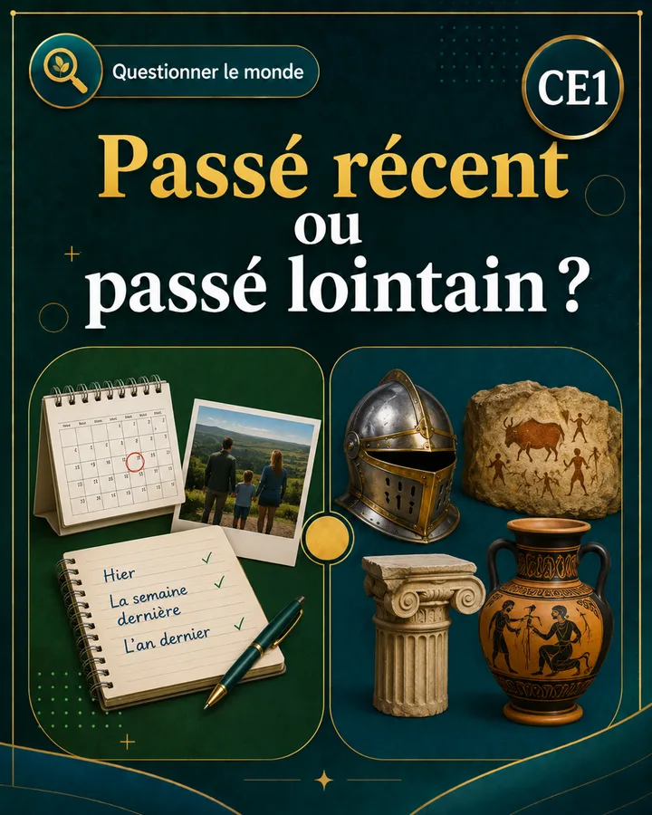 Visuel de la fiche : Passé récent ou passé lointain ?