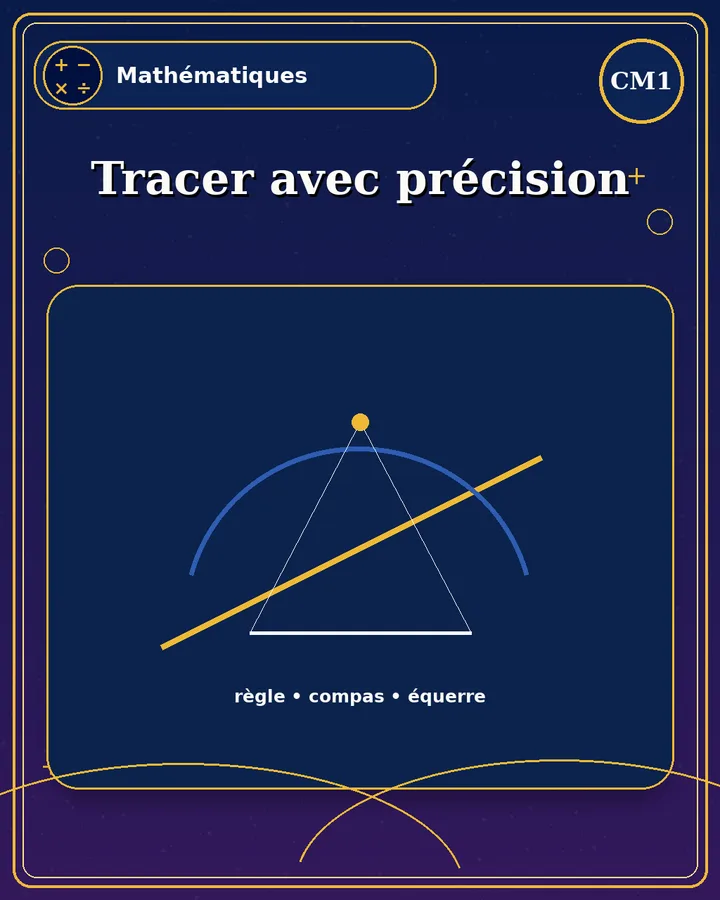 Visuel de la fiche : Tracer avec précision