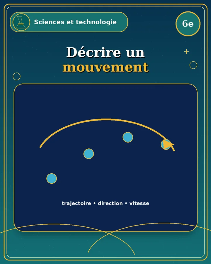 Visuel de la fiche : Décrire un mouvement