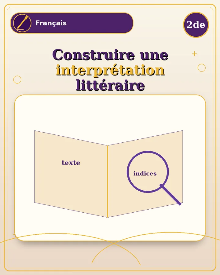 Visuel de la fiche : Construire une interprétation littéraire