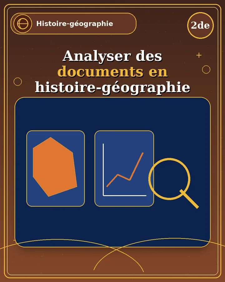 Visuel de la fiche : Analyser des documents en histoire-géographie
