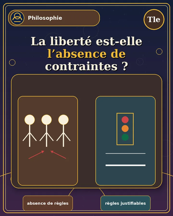 Visuel de la fiche : La liberté est-elle l’absence de contraintes ?