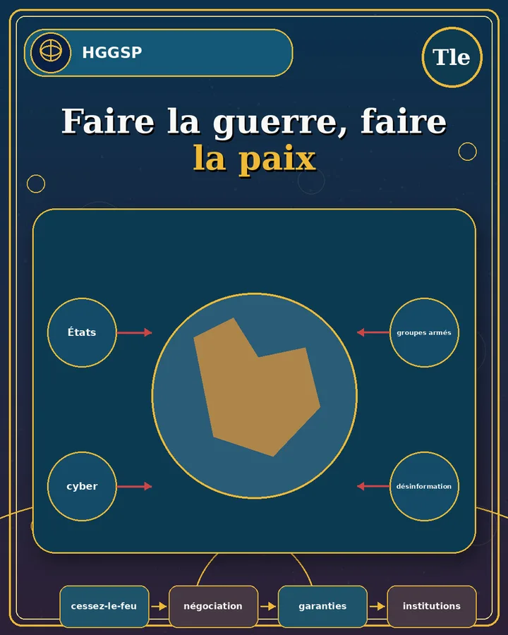 Visuel de la fiche : Faire la guerre, faire la paix