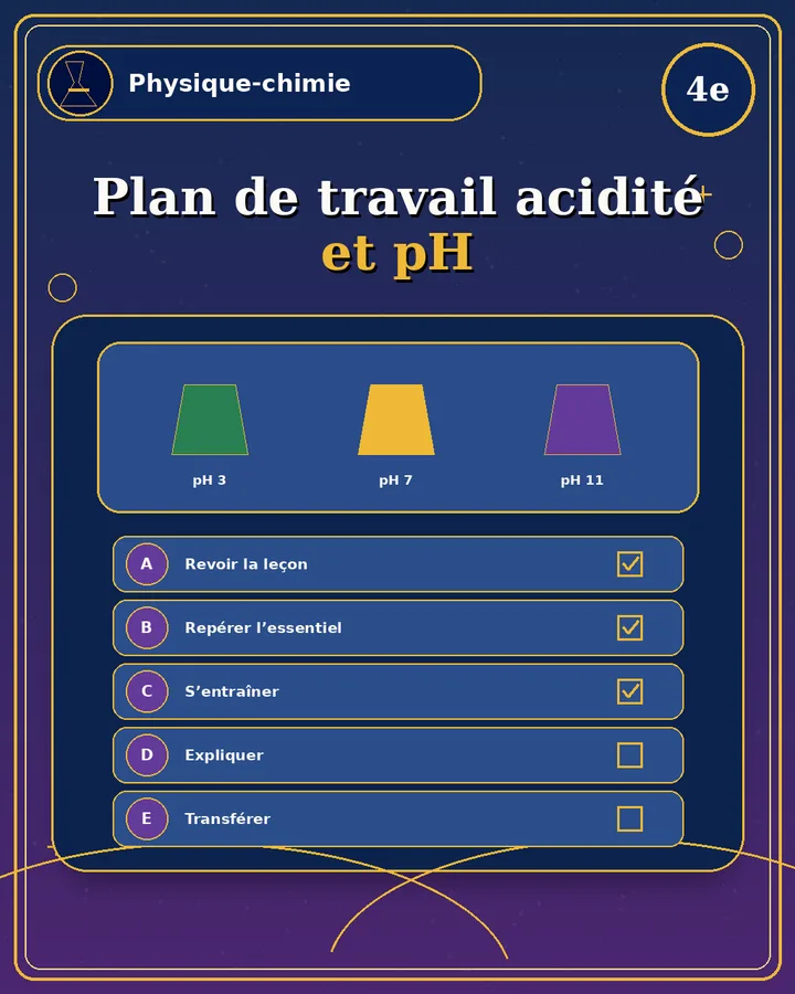 Visuel de la fiche : Plan de travail acidité et pH