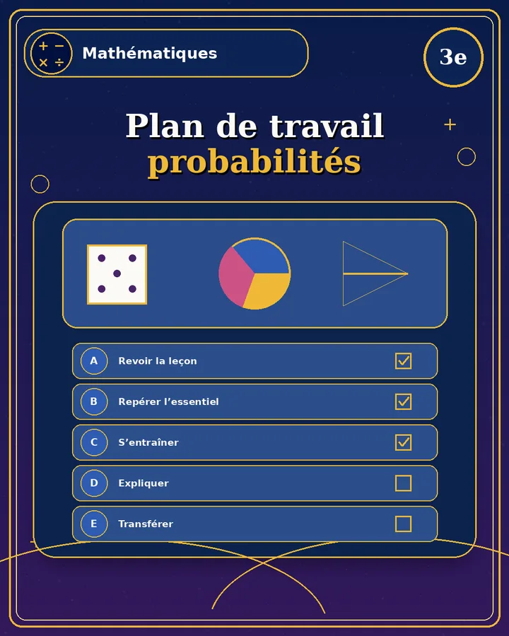 Visuel de la fiche : Plan de travail probabilités