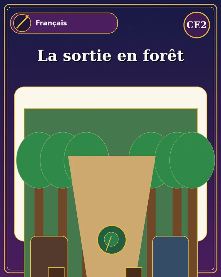 Visuel de la fiche : La sortie en forêt