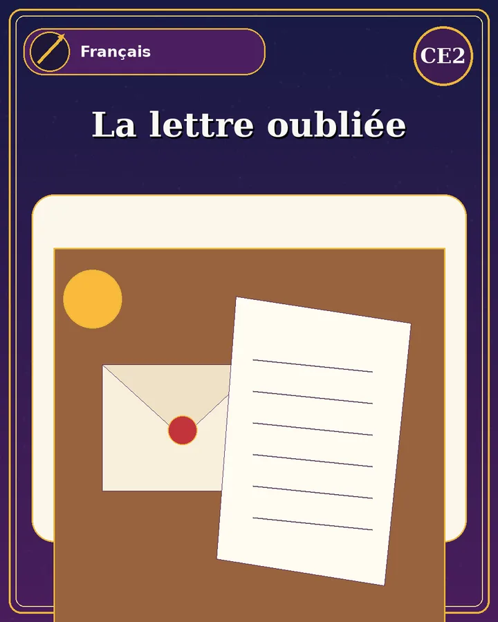 Visuel de la fiche : La lettre oubliée