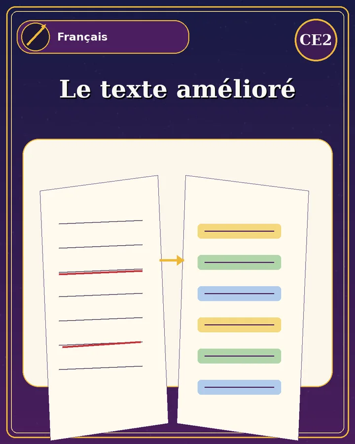 Visuel de la fiche : Le texte amélioré