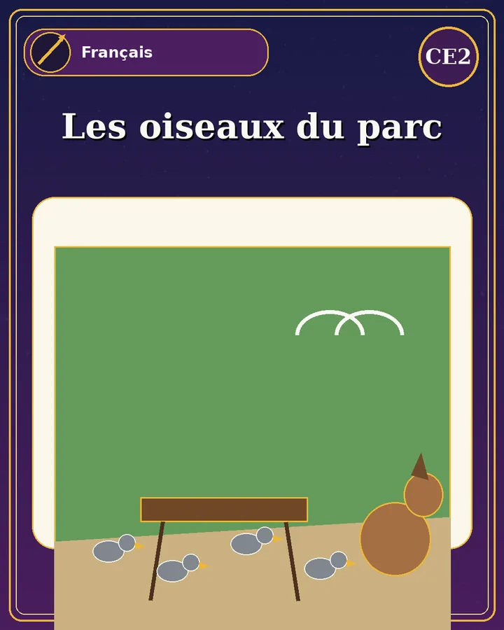 Visuel de la fiche : Les oiseaux du parc